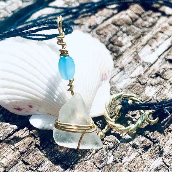 Jewelry - 🐳 3/$20 Salty Seaglass Choker